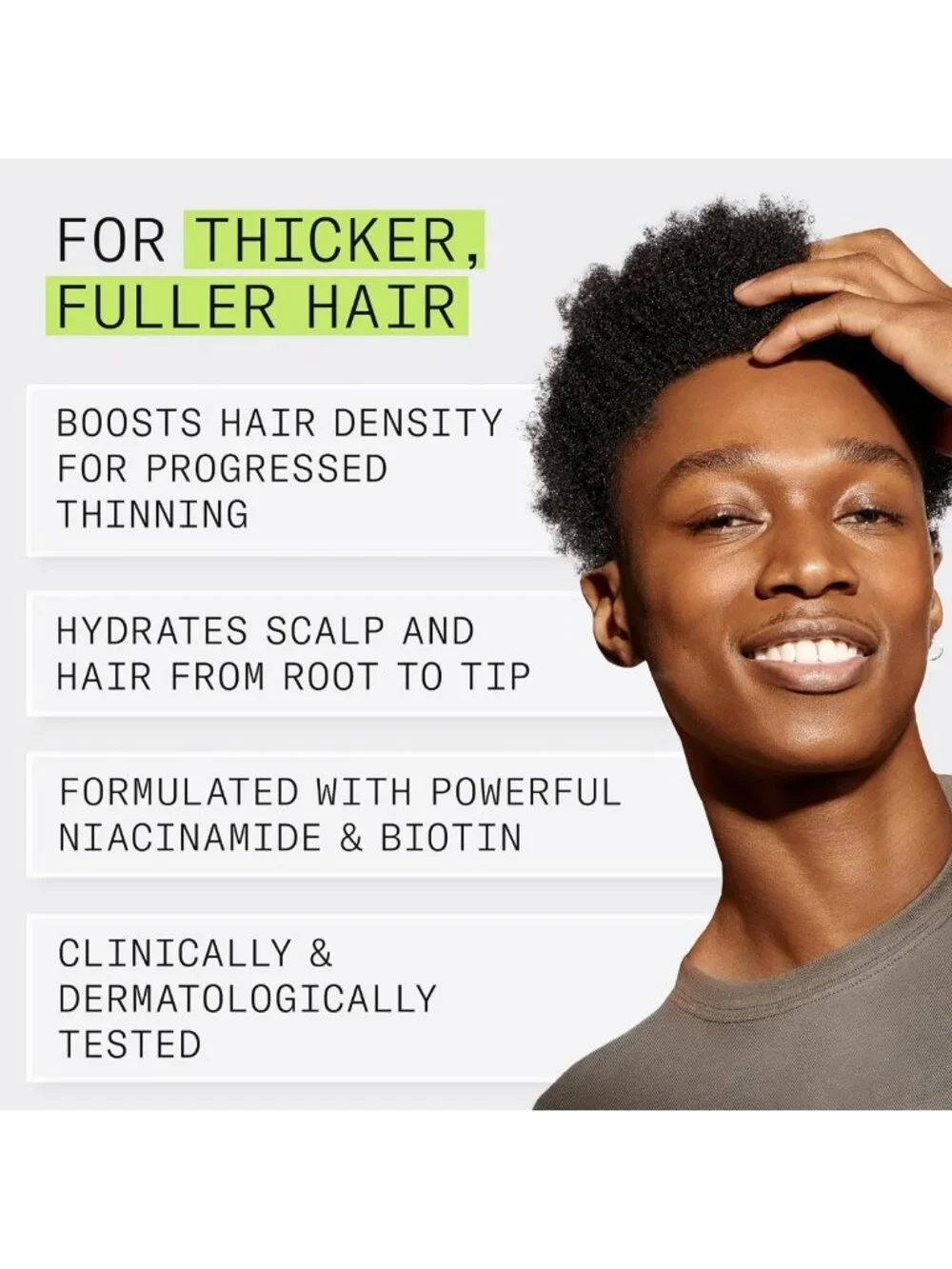 Thickening Conditioner for Natural Hair | Boost Density with Niacinamide